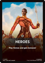 Heroes Theme Card (MSC-001) - Commander: Marvel Super Heroes