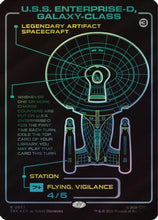 U.S.S. Enterprise-D, Galaxy-Class (Surge Foil) (TRK-557) - Star Trek Foil