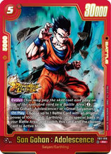 Son Gohan : Adolescence - FB11-016 (Alternate Art) (FB11-016) - Brightness of Hope Holofoil