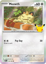 Meowth - 113/128 113/128 - ME 30th Celebration Holofoil