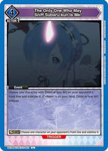 The Only One Who May Sniff Subaru-kun Is Me! (UE24BT/REZ-1-063) - UE24BT ReZERO Starting Life in Another World