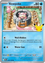 Slowpoke 016/128 - ME 30th Celebration Holofoil