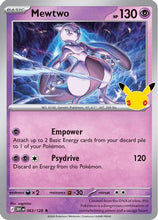 Mewtwo 063/128 - ME 30th Celebration Holofoil