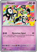 Unown 072/128 - ME 30th Celebration Holofoil