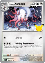 Hisuian Zoroark 123 - ME 30th Celebration Holofoil