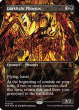 Darklight Phoenix (Borderless) (0444) (FRA-444) - Reality Fracture Foil