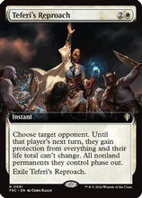 Teferi's Reproach (Extended Art) (FRC-091) - Commander: Reality Fracture
