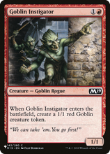 Goblin Instigator (PLST-M19-142) - The List