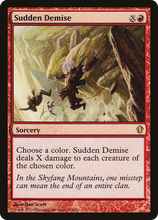 Sudden Demise [Commander 2013]
