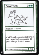 Patient Turtle [Mystery Booster Playtest Cards]