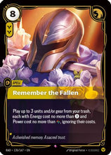 Remember the Fallen (135/167) - Radiance Foil