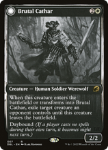 Brutal Cathar // Moonrage Brute [Innistrad: Double Feature]