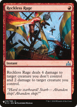 Reckless Rage (PLST-RIX-110) - The List
