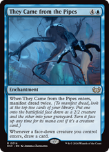 They Came from the Pipes (DSC-014) - Duskmourn: House of Horror Commander Foil