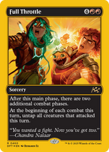 Full Throttle (First-Place Foil) (-460) - Aetherdrift
