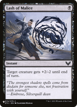 Lash of Malice (PLST-STX-74) - The List