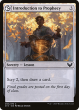 Introduction to Prophecy [Strixhaven: School of Mages]