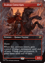 Zealous Conscripts (Borderless) (-314) - Innistrad Remastered