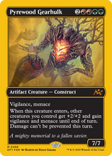 Pyrewood Gearhulk (First-Place Foil) (DFT-488) - Aetherdrift Foil