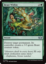 Beast Within (TDC-249) - Commander: Tarkir: Dragonstorm
