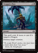 Dragon's Prey (TDM-079) - Tarkir: Dragonstorm Foil