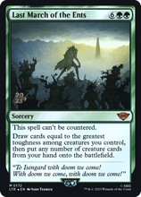 Last March of the Ents [The Lord of the Rings: Tales of Middle-Earth Prerelease Promos]