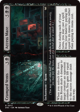 Cramped Vents // Access Maze (DSC-017) - Duskmourn: House of Horror Commander Foil