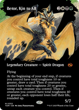 Betor, Kin to All (Borderless) (TDM-353) - Tarkir: Dragonstorm Foil
