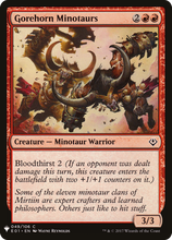 Gorehorn Minotaurs [Mystery Booster]