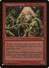 Mogg Conscripts (PLST-TMP-189) - The List