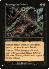 Reaping the Graves (PLST-SCG-72) - The List
