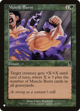 Muscle Burst (PLST-ODY-252) - The List