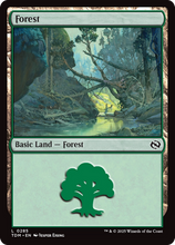 Forest (0285) (TDM-285) - Tarkir: Dragonstorm Foil