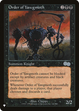 Order of Yawgmoth (PLST-USG-144) - The List