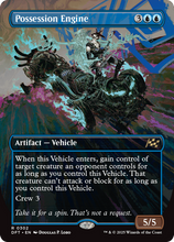 Possession Engine (Borderless) (-302) - Aetherdrift Foil