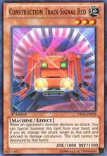 Construction Train Signal Red [DRLG-EN038] Super Rare