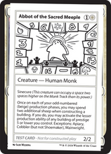 Abbot of the Sacred Meeple (MB2-999-ASM) - Mystery Booster 2
