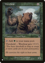 Werebear (PLST-ODY-282) - The List