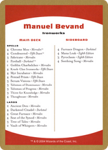 Manuel Bevand Decklist [World Championship Decks 2004]