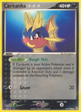 Carvanha (47/108) (Stamped) [EX: Power Keepers]