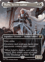 Thalia, Heretic Cathar (borderless) (-300) - Innistrad Remastered Foil