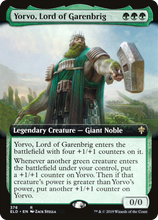 Yorvo, Lord of Garenbrig (Extended Art) [Throne of Eldraine]