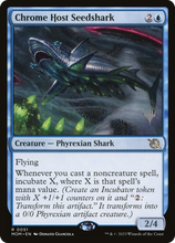 Chrome Host Seedshark (Promo Pack) [March of the Machine Promos]