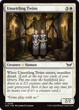 Unsettling Twins (DSK-038) - Duskmourn: House of Horror Foil