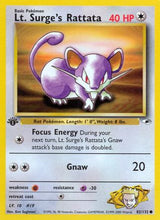 Lt. Surge's Rattata (82/132) [Gym Heroes Unlimited]