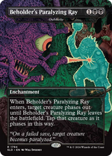 Oubliette (SLD-1794) - Secret Lair Drop / Beholder's Paralyzing Ray (Borderless) Foil