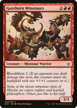 Gorehorn Minotaurs [Archenemy: Nicol Bolas]