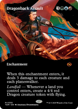 Dragonback Assault (Borderless) (TDM-355) - Tarkir: Dragonstorm Foil