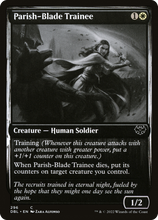 Parish-Blade Trainee [Innistrad: Double Feature]