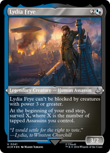 Lydia Frye (ACR-241) - Assassin's Creed Etched Foil